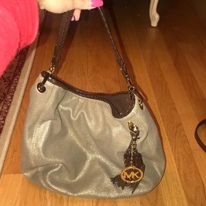 Michael kors hobo bag with fringe